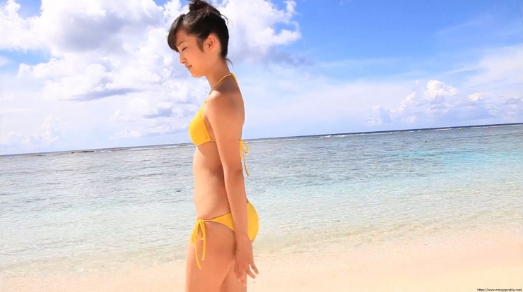 Kaede Hashimoto Yellow Bikini BeachAina misaki 26 years old nude020