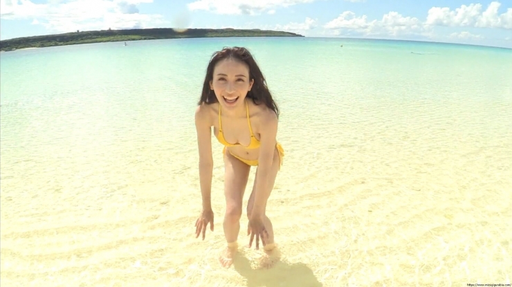 Aima Ito Yellow Bikini Beach198