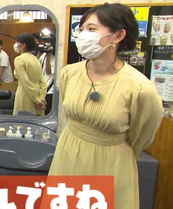 田中瞳アナ　ワンピースの横乳キャプ・エロ画像１０