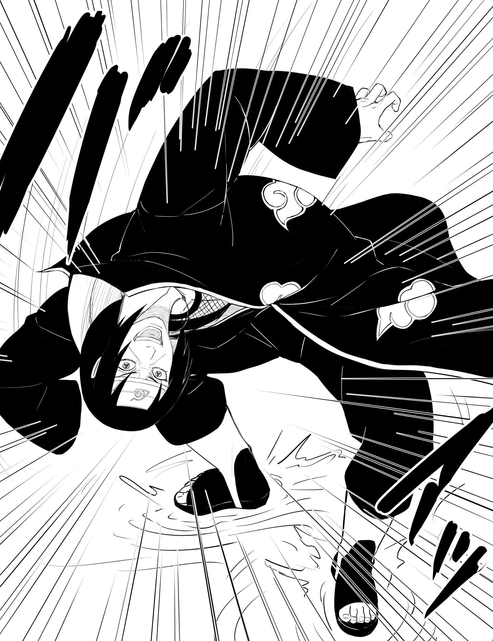 画像 Narutoのガイ先生 写輪眼は目を合わせなければ問題ない 足を見て戦うぞ イタチ 結果 アニゲー速報